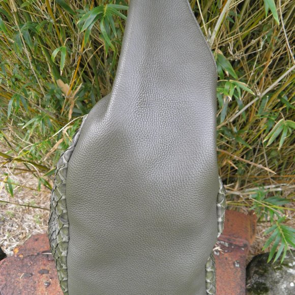 Gucci Greenwich Handbag Tote Python Leather - Picture 4 of 16